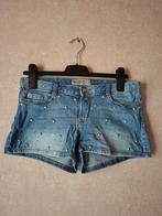 Stoere C&A Clockhouse Denim Shorts met Studs Maat S, C&A, Ophalen of Verzenden, Zo goed als nieuw, Blauw