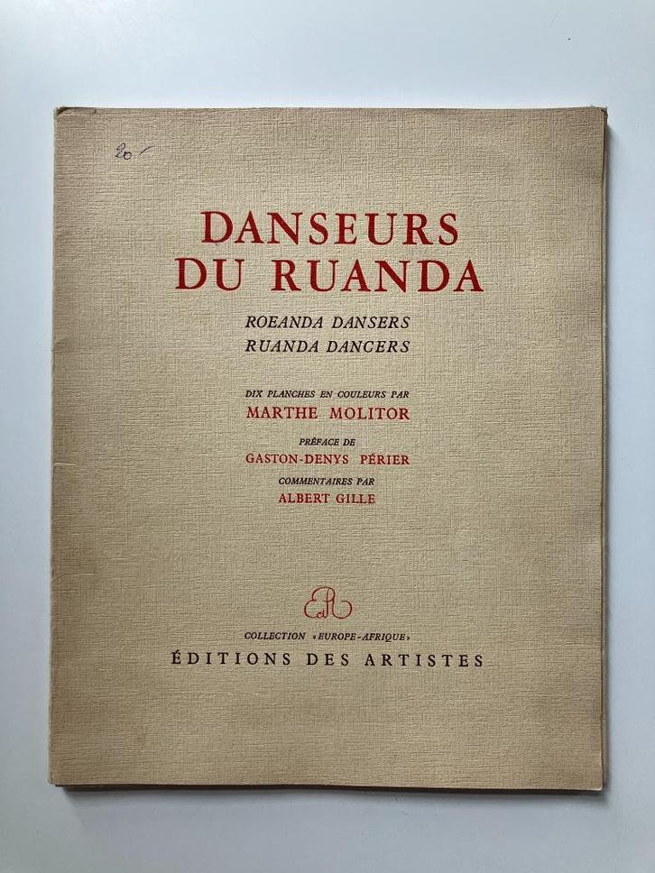 Danseurs du Ruanda - Marthe Molitor (Editions des Artistes), Boeken, Kunst en Cultuur | Beeldend, Ophalen