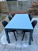 Tuintafel met 6 stoelen, Ophalen, 6 zitplaatsen, Aluminium, Zo goed als nieuw