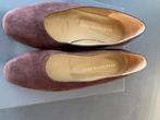 Chaussures en daim et cuir brun talon 1 cm pointure 37 neuf!, Brun, Ballerines, Anne Valerie Adolf, Neuf