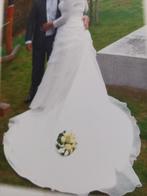 Trouwkleed met sleep, Kleding | Dames, Ophalen, Zo goed als nieuw, Wit, Trouwjurk