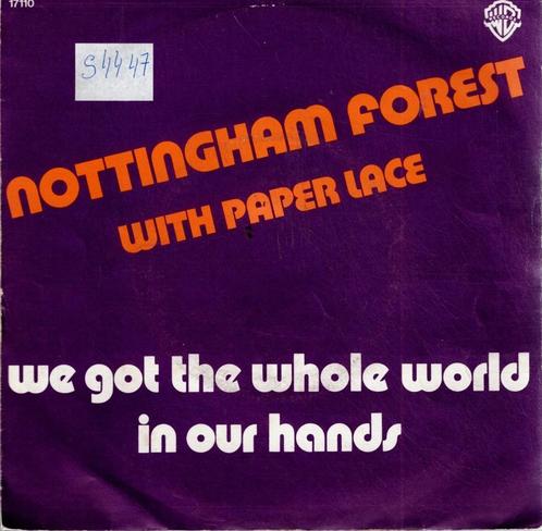 Vinyl, 7"    /   Nottingham Forest With Paper Lace – We Got, CD & DVD, Vinyles | Autres Vinyles, Autres formats, Enlèvement ou Envoi