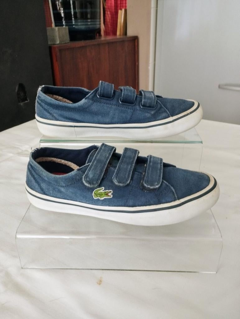 Basket LACOSTE en bleu taille 31, Enlèvement, Comme neuf