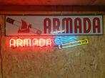 Zeldzame oude neon Armada sigaretten en emaille reclamebord, Verzamelen, Merken en Reclamevoorwerpen, Ophalen of Verzenden, Gebruikt
