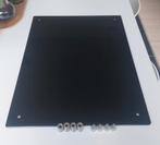 zwart glazen magneetbord, Huis en Inrichting, Woonaccessoires | Memoborden, Ophalen, Gebruikt, Magneetbord
