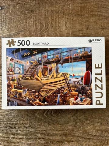 Rebo puzzel ‘Boat yard’ 500 stukjes beschikbaar voor biedingen