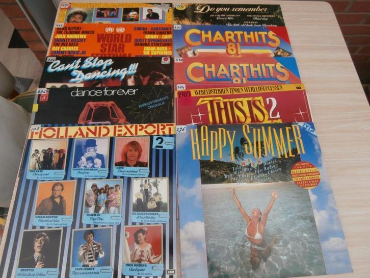 lp verzamel-(nieuwe lijst)  --zie lijst, Cd's en Dvd's, Vinyl | Verzamelalbums, Gebruikt, Dance, 12 inch, Ophalen of Verzenden