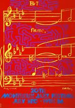 Andy Warhol & Keith Haring - Montreux Jazz Festival, Antiek en Kunst, Kunst | Litho's en Zeefdrukken, Verzenden