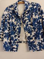 Elegant tailleur robe/veste courte dame., Comme neuf, Selecta Haute Couture, Taille 38/40 (M), Bleu