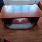 Vintage bureau + bijpassend opbergmeubel, Huis en Inrichting, Bureaus, Ophalen, Gebruikt, Bureau