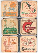 VIEUX SOUS-VERRES À BIÈRE CARLSBERG, Envoi, Neuf, Sous-bock