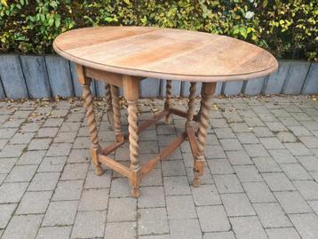 Engelse gate leg table, hangoortafel in eik  beschikbaar voor biedingen