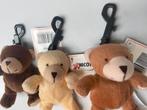 Schattig trio van beertjes / sleutelhanger Nieuw, Ophalen of Verzenden