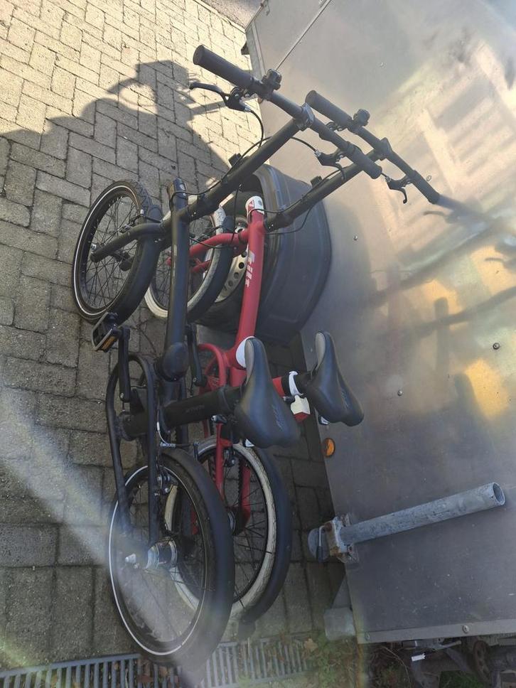 2 stuks btwin oxylane tilt 720 met riemaandrijving, Fietsen en Brommers, Fietsen | Vouwfietsen, Zo goed als nieuw, Overige merken