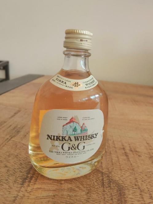 Nikka G&G Gold & Gold Miniatuur 50ml Yoichi Distillery rare!, Verzamelen, Wijnen, Nieuw, Overige typen, Overige gebieden, Vol