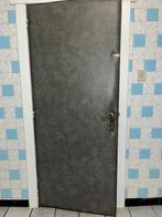 3 leren binnendeuren vintage, Doe-het-zelf en Bouw, Deuren en Vliegenramen, Ophalen, Gebruikt