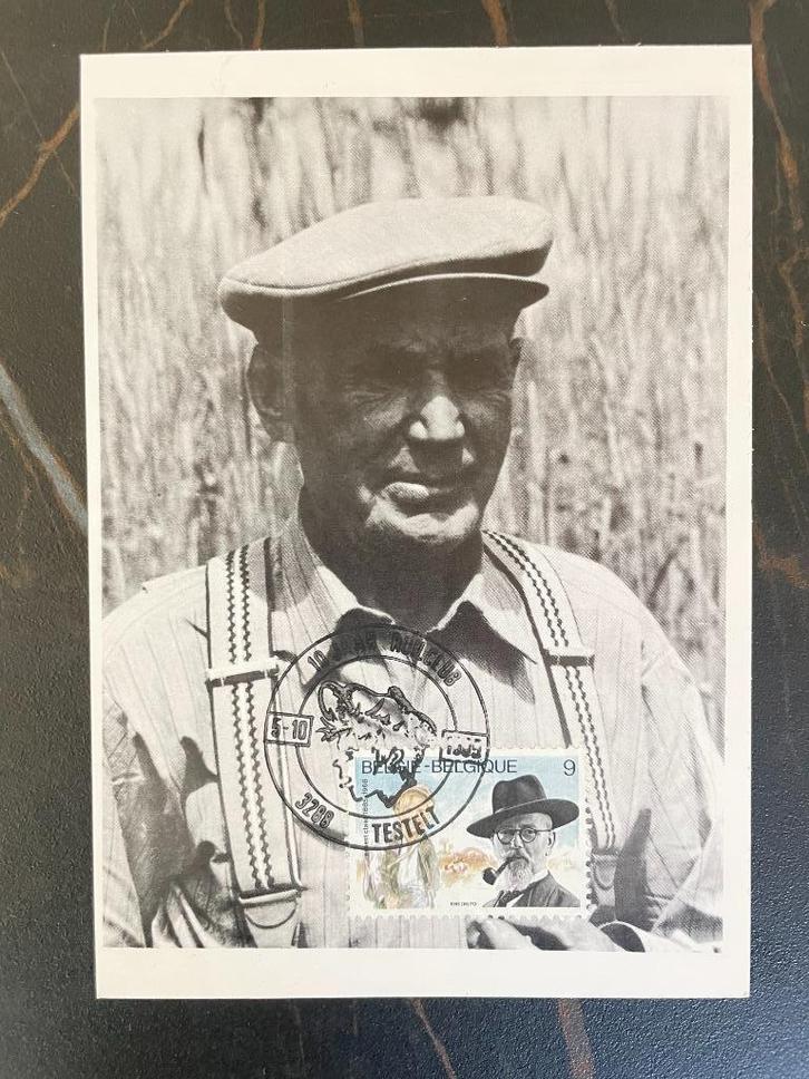 Louis Verheyden - Ernest Claes - eerste dagstempel, Postzegels en Munten, Brieven en Enveloppen | België, Overige typen, Ophalen of Verzenden
