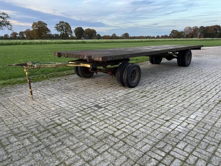 Zelfbouw landbouwwagen / platte wagen / balenwagen, Zakelijke goederen, Landbouw | Werktuigen, Ophalen