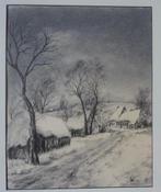 Gies Cosyns, Winter 1961, houtskool, 48 x 38 cm, Enlèvement