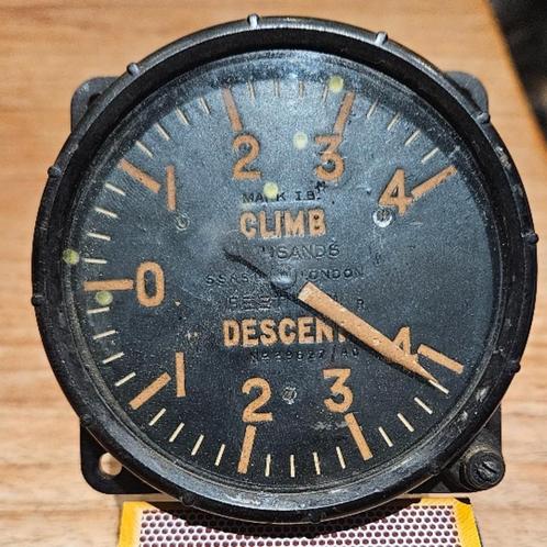 Verticale snelheidsindicator WW2 Britse RAF, Verzamelen, Militaria | Tweede Wereldoorlog, Luchtmacht, Overige typen, Ophalen of Verzenden