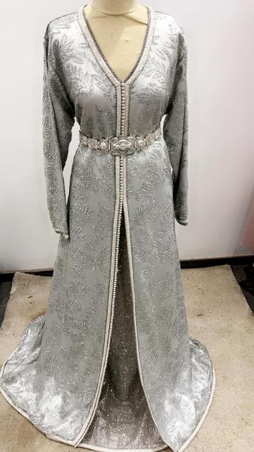 Joli caftan, Taille 42/44 (L), Autre, Gris, Enlèvement ou Envoi