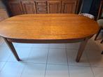 ovalen eiken tafel en stoelen, Ophalen, Gebruikt, Ovaal, Eikenhout