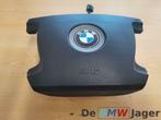 Stuurairbag blauw leer BMW 7-serie E65 E66 E67 32346758548, Auto-onderdelen, Besturing, Gebruikt, Ophalen of Verzenden, BMW, BMW