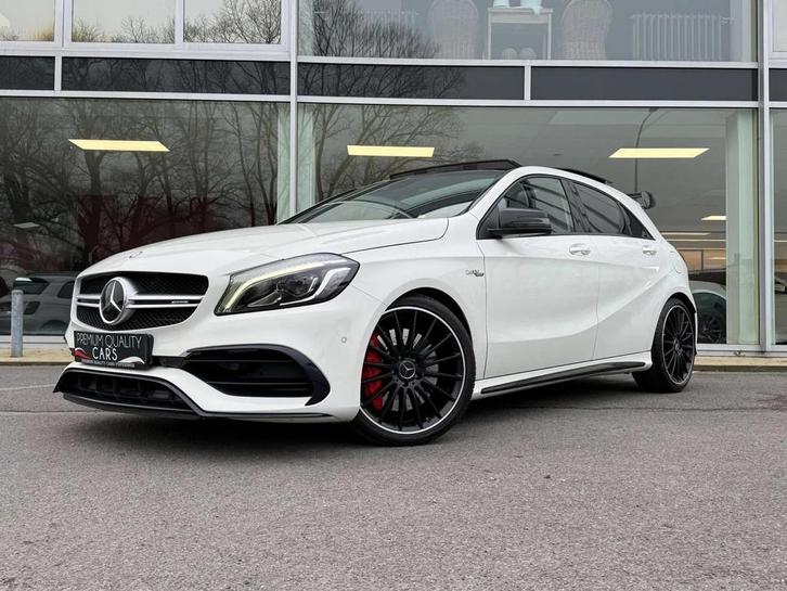 Mercedes-Benz A-CLASS 45 AMG PANO/ SPORTUITLAAT / CARPLAY /, Auto's, Mercedes-Benz, Bedrijf, Te koop, A-Klasse, ABS, Adaptive Cruise Control
