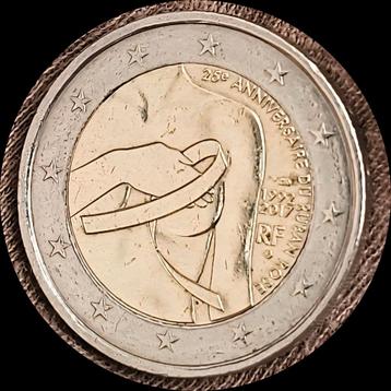 2 euro herdenkingsmunt frankrijk 2017 pink ribbon beschikbaar voor biedingen