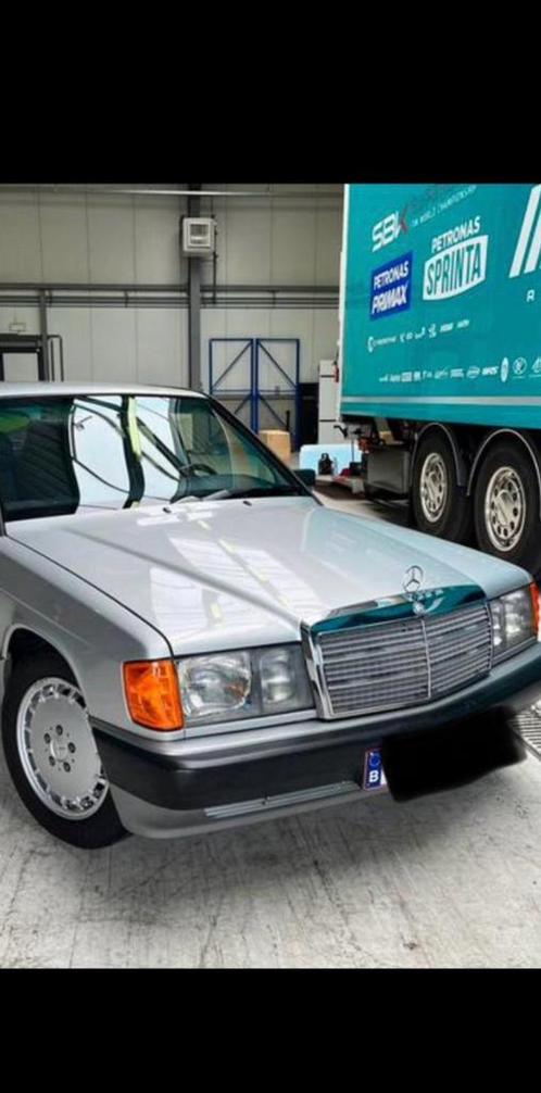Mercedes 190E 1.8 SPORTLINE, Auto's, Oldtimers, Particulier, Blauw, Blauw, Ophalen