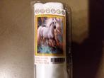 Diamond painting cheval blanc 30x40cm, Enlèvement ou Envoi, Neuf