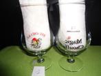 Br.d'Achouffe : La Chouffe Magic Chouffe glas 25cl zwart, Verzamelen, Nieuw, Duvel, Glas of Glazen, Ophalen of Verzenden