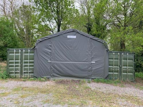 tent voor opslag, Doe-het-zelf en Bouw, Zeil en Folie, Zo goed als nieuw, Zeil, 15 m² of meer, Ophalen