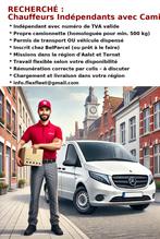Zelfstandige chauffeurs met bestelwagen gezocht Ternat-Aalst