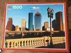 Puzzel MB 1500 stukjes  Houston, Ophalen of Verzenden, 500 t/m 1500 stukjes, Gebruikt, Legpuzzel
