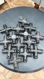 Quadro koppelstukken kruis 4 armig 8 stuks beschikbaar, Ophalen, Gebruikt, Overige merken