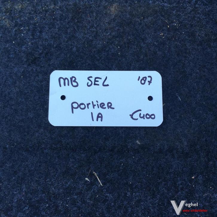 Mercedes W126 SEL   1987   Portier Linksachter, Auto-onderdelen, Carrosserie, Deur, Gebruikt, Ophalen of Verzenden