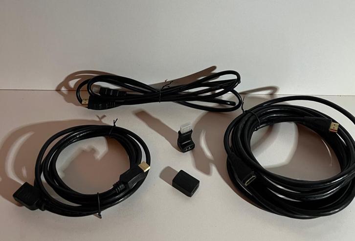 HDMI-kabelset, Audio, Tv en Foto, Converters, Zo goed als nieuw, Ophalen of Verzenden