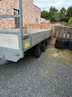 Dubbelas geremde aanhangwagen, Auto diversen, Aanhangers en Bagagewagens, Ophalen, Zo goed als nieuw