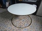Table ronde en verre en très bon état, Ophalen, 50 tot 100 cm, Rond, 50 tot 100 cm