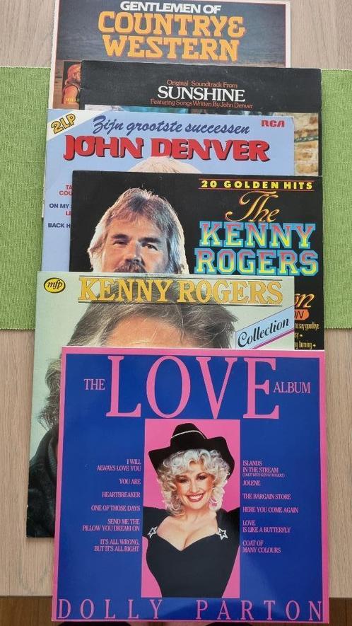 6x Vinyl LP  -  COUNTRY & WESTERN, Cd's en Dvd's, Vinyl | Country en Western, Gebruikt, Ophalen