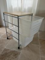 IKEA trolley met opbergbakje, Ophalen, Gebruikt
