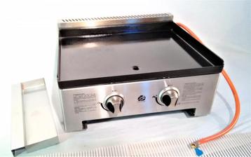 Bakplaat op gas (hamburgers, braadworsten, pitta, steak...) beschikbaar voor biedingen