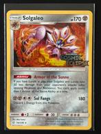 Promo estampillée Solgaleo (CEC 142) - LP, Enlèvement ou Envoi, Utilisé, Cartes en vrac, Foil