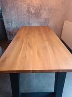 Eikenhouten tafel 200x100cm, Huis en Inrichting, Tafels | Eettafels, Ophalen, Modern, industrieel, 100 tot 150 cm, Eikenhout