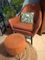 Zetel met poefje, Huis en Inrichting, Ophalen, Gebruikt