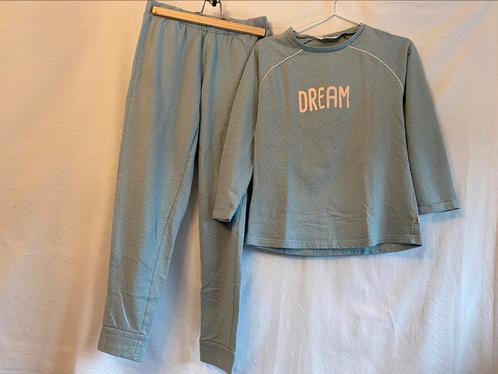 Pyjama Eskimo DREAM sweaterstof 14 jaar lichtblauw met roze, Kinderen en Baby's, Kinderkleding | Maat 152, Zo goed als nieuw, Nacht- of Onderkleding