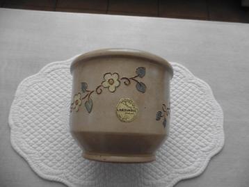 Handgemaakte keramische plantenbak (steengoed) - POTERIE LAR beschikbaar voor biedingen
