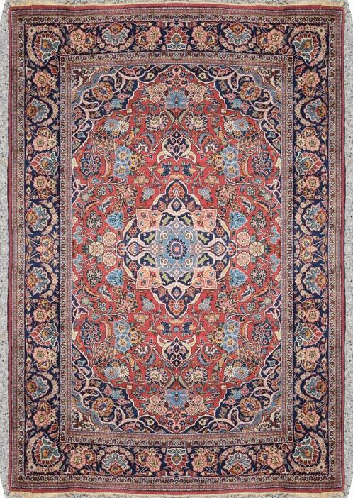 Tapis d'orient iran KASHAN semi-ancien : 132 x 202 m, Antiquités & Art, Tapis & Textile, Envoi