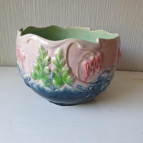 Bloempot in keramiek barbotine, Antiek en Kunst, Antiek | Keramiek en Aardewerk, Ophalen of Verzenden